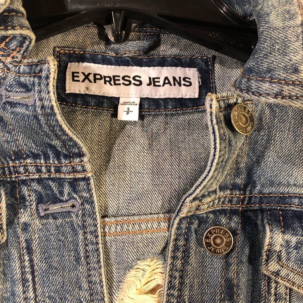 Distressed Denim Jacket - Picture 3 of 3